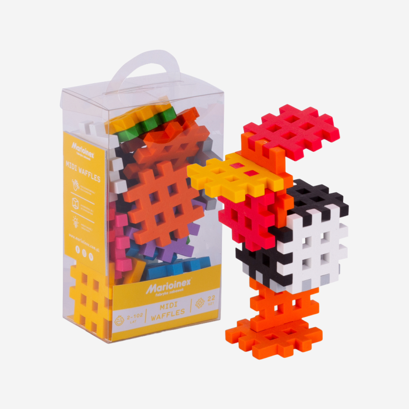Midi waffle de Marioinex | juguetes relajados con impacto positivo