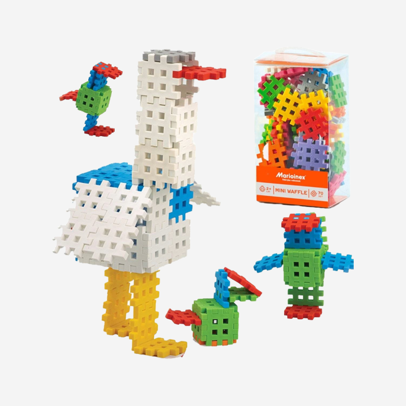 Mini bloques de gofres: juguetes relajantes, modernos, divertidos y atractivos