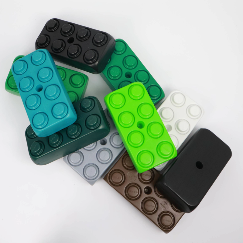 Bloques de camuflaje, bloques especiales en colores tierra. Fuerte de guerra Nerf