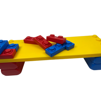 Juego ESDA completo, 4 tipos de bloques y 1 placa a juego, bloques XL Juego ESDA completo, 4 tipos de bloques y 1 placa a juego, bloques XL