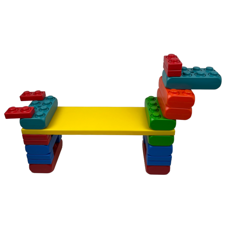 Juego ESDA completo, 4 tipos de bloques y 1 placa a juego, bloques XL Juego ESDA completo, 4 tipos de bloques y 1 placa a juego, bloques XL