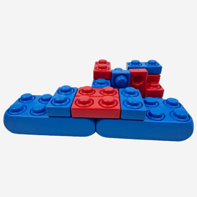 Juego ESDA completo, 4 tipos de bloques y 1 placa a juego, bloques XL Juego ESDA completo, 4 tipos de bloques y 1 placa a juego, bloques XL