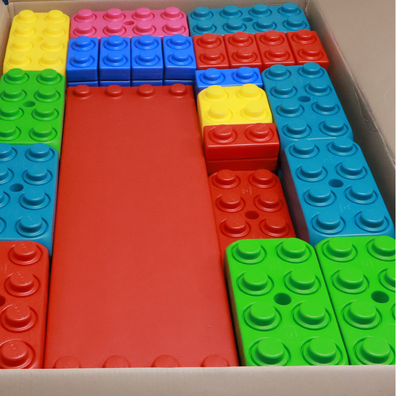 Juego ESDA completo, 4 tipos de bloques y 1 placa a juego, bloques XL Juego ESDA completo, 4 tipos de bloques y 1 placa a juego, bloques XL