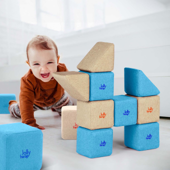 Bloques magnéticos Jolly Heap de tela suave y espuma