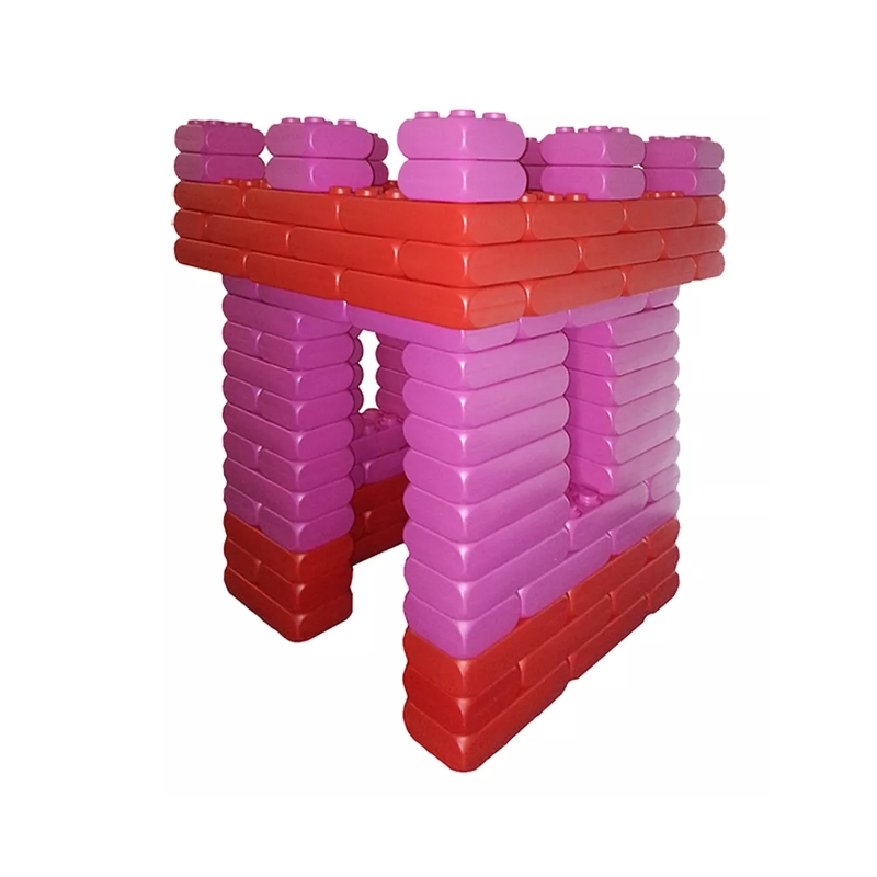 Castillo rosa de princesas y príncipes, gran torre para jugar