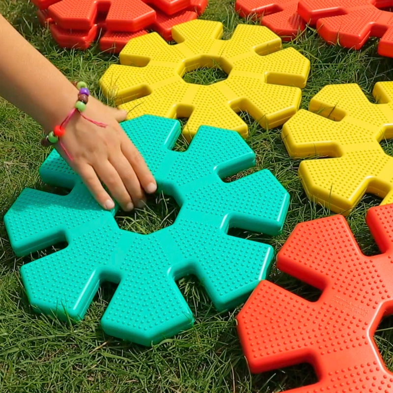 XL juguetes gran construcción waffles de interior platos jugar niños