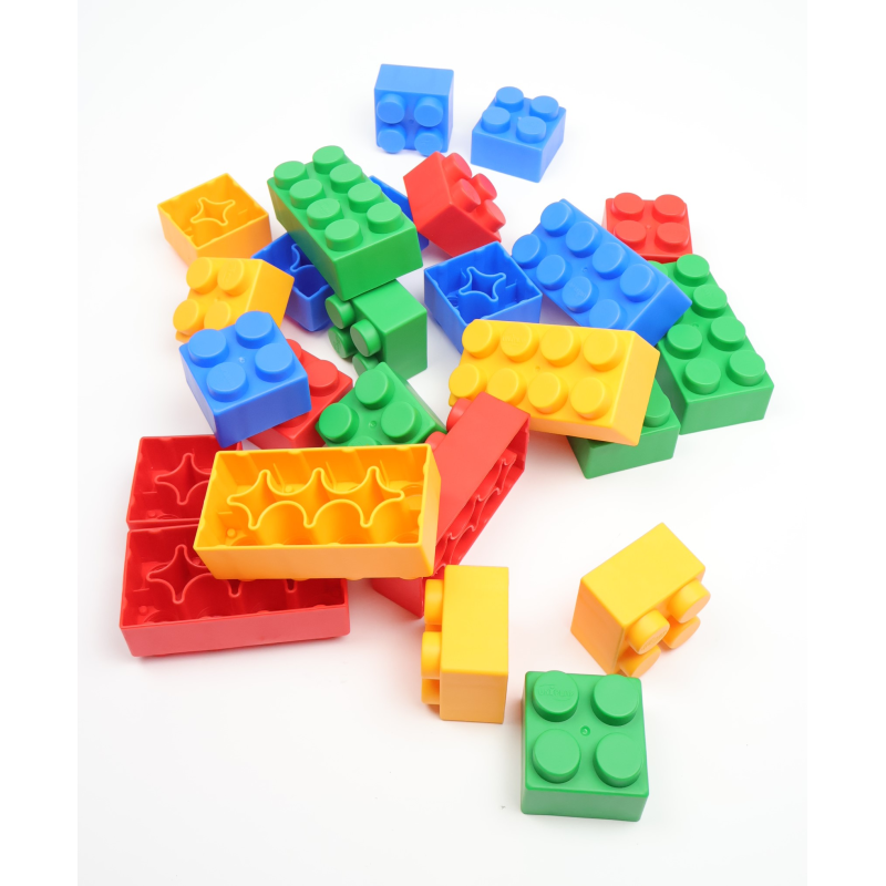 Bloques de construcción blandos únicos hechos de material antibacteriano, seguros para bebés a partir de los 3 años. Bloques de construcción blandos únicos hechos de material antibacteriano, seguros para bebés a partir de los 3 años.