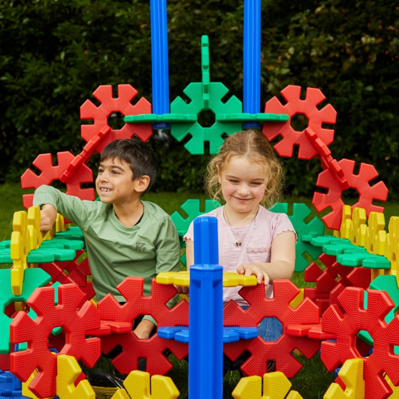 XL juguetes gran construcción waffles de interior platos jugar niños