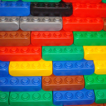 Media, caja, de, bloques, ESDA, Bloques, LEGO, de, Gran, Tamaño, Piezas, LEGO, Gigantes, Conjunto, de, Bloques, LEGO, Grandes