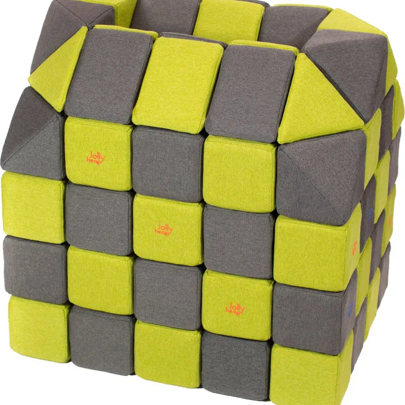 Magnetische blokken met vrolijke kleuren Magnetische blokken met vrolijke kleuren