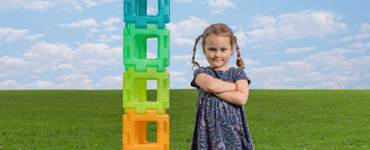 Polydron gigante translúcido - Polydron - Grandes bloques de construcción transparentes